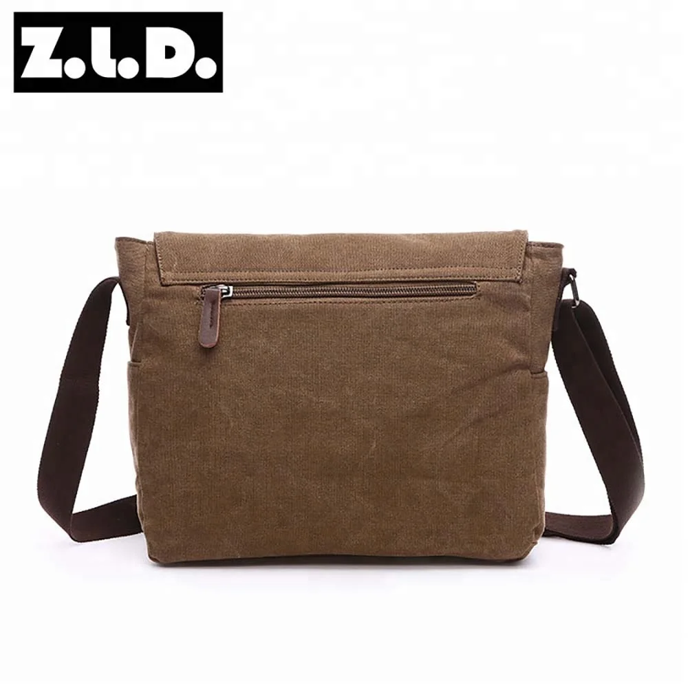 Retro Men's Canvas Shoulder Messenger Bag Crossbody Satchel Travel Man's  Bags AU