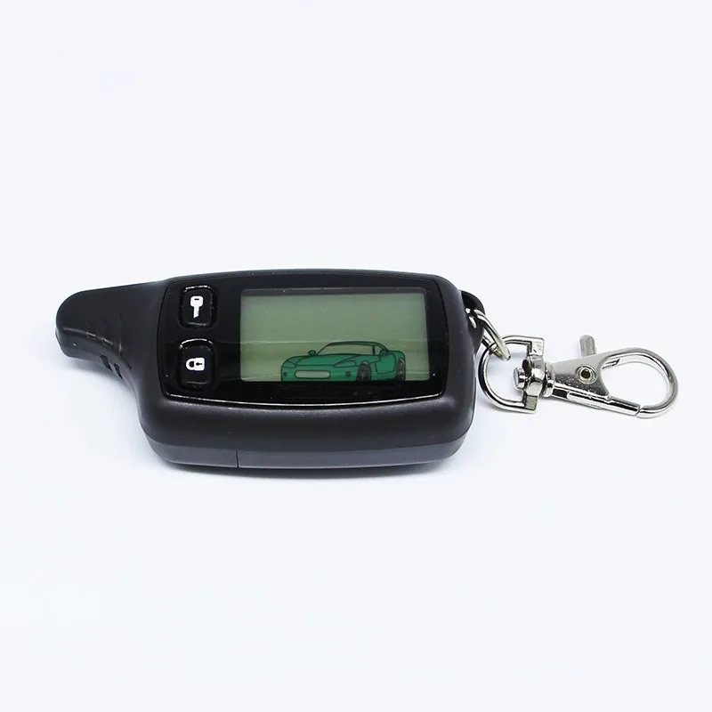 new Tomahawk TZ9010 LCD Remote Controller Keychain,TZ-9010 Key Chain Fob for Vehicle Security 2-Way Car Alarm System TZ 9010