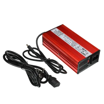 71.4v 3A充電器17s 62.9vリチウム電池パック充電器冷却ファンスマート充電自動停止アルミケース
