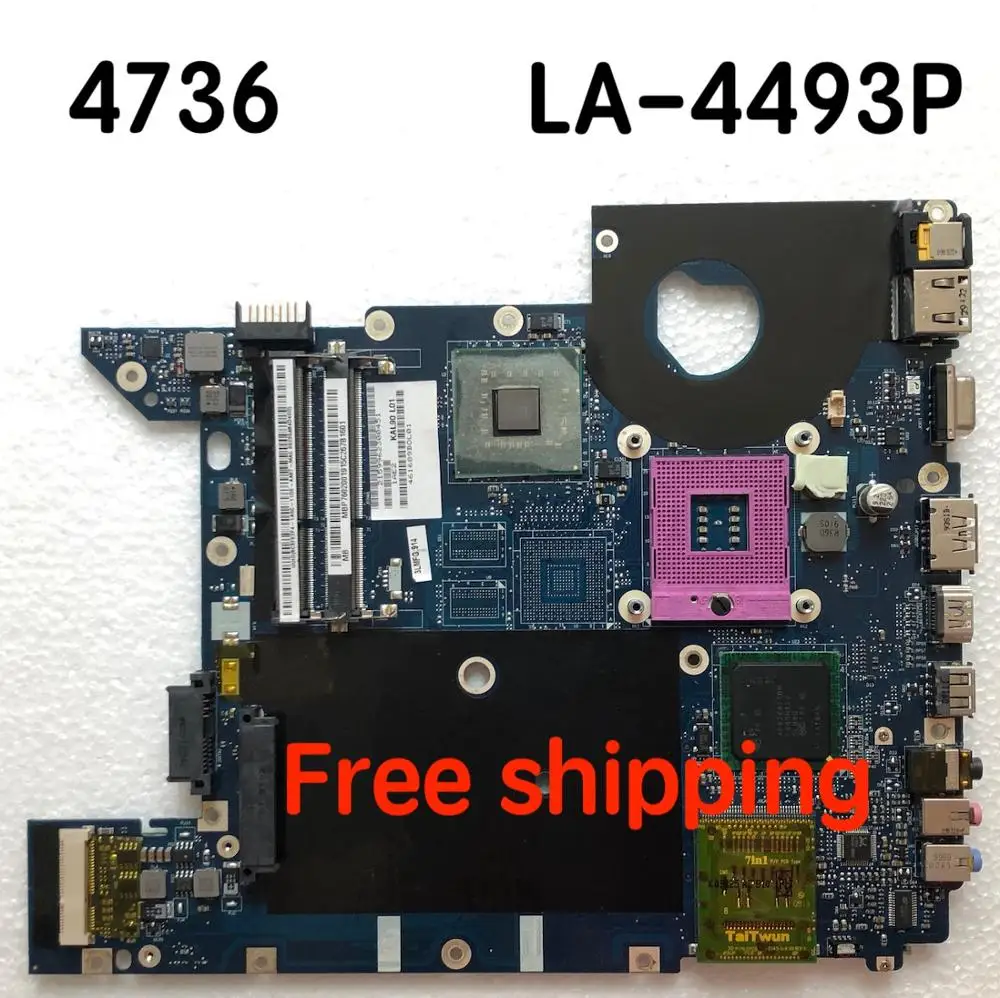

KAL90 LA-4493P For ACER 4336 4937 4736 4736ZG 4736G Laptop motherboard MBP7602001 Mainboard 100%tested fully work