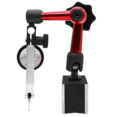 Dial Indicator Holder Mini Universal Flexible stand with Dial Test Indicator Magnetic Base Magnetic Correction Gauge