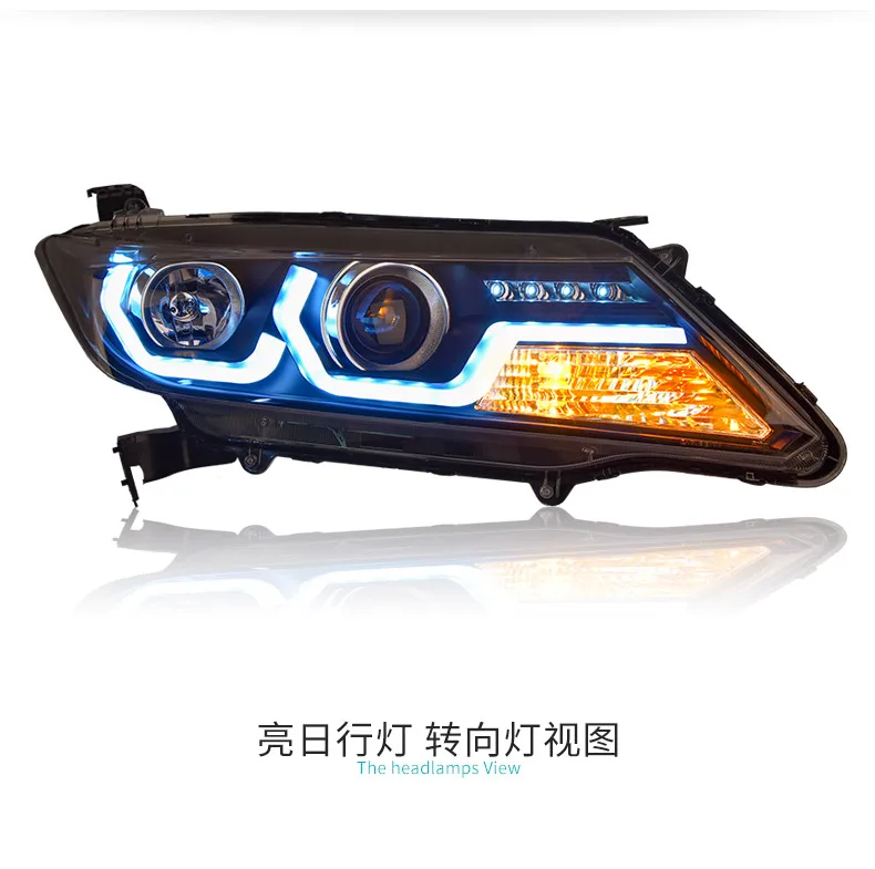 Головной светильник s для автомобиля honda city- city DRL Дневной ходовой светильник светодиодный Биксеноновая лампа противотуманный светильник s тюнинг автомобильные аксессуары