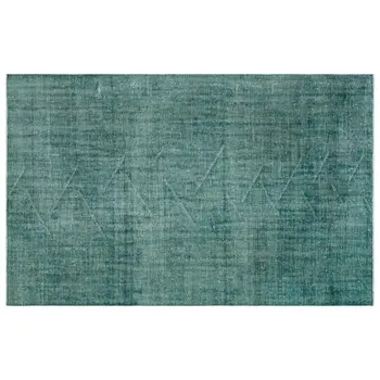 

Handmade Green Vintage Overdyed Turkish Area Rug 165x259 Cm-5'5''X8'6''