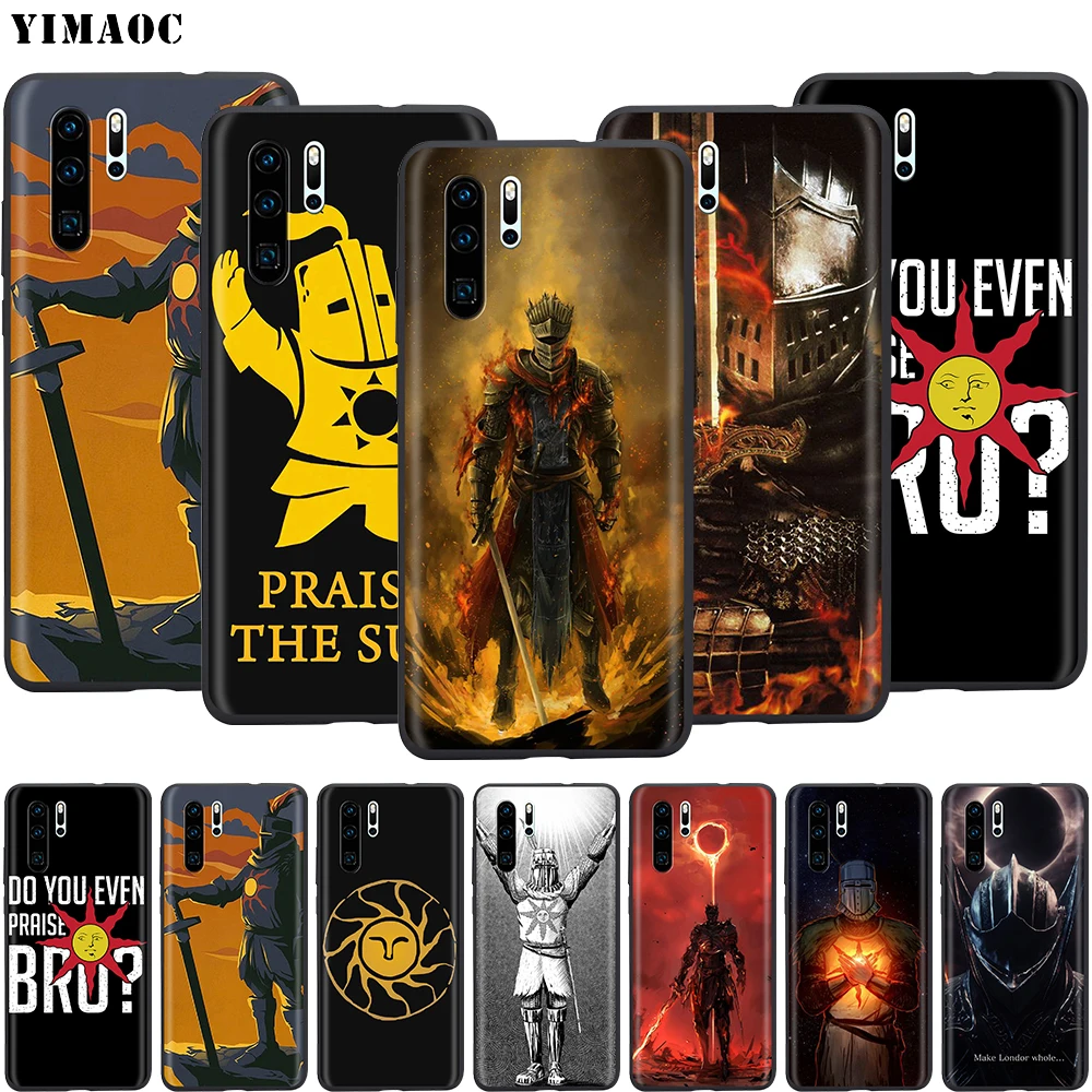 YIMAOC Praise the Sun Dark Souls мягкий чехол для Huawei Honor Nova 6 7 9A 10X Y6P P40 V30 SE Pro Max 4G 5G крышка |