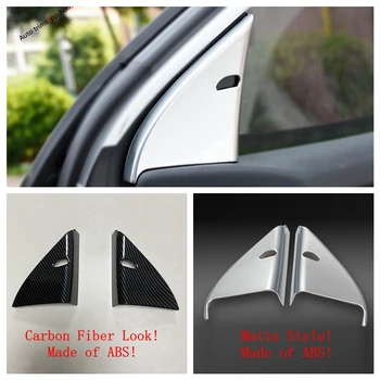 

Yimaautotrims Matte Carbon Fiber Interior Refit Kit For Nissan Qashqai J11 2014 - 2020 Pillar A Inner Front Triangle Cover Trim
