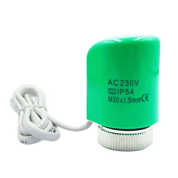 

230V 2W PC Home Radiator Normally Open Close Replacement Temperature Control Manifold Accessories Electric Thermal Actuator