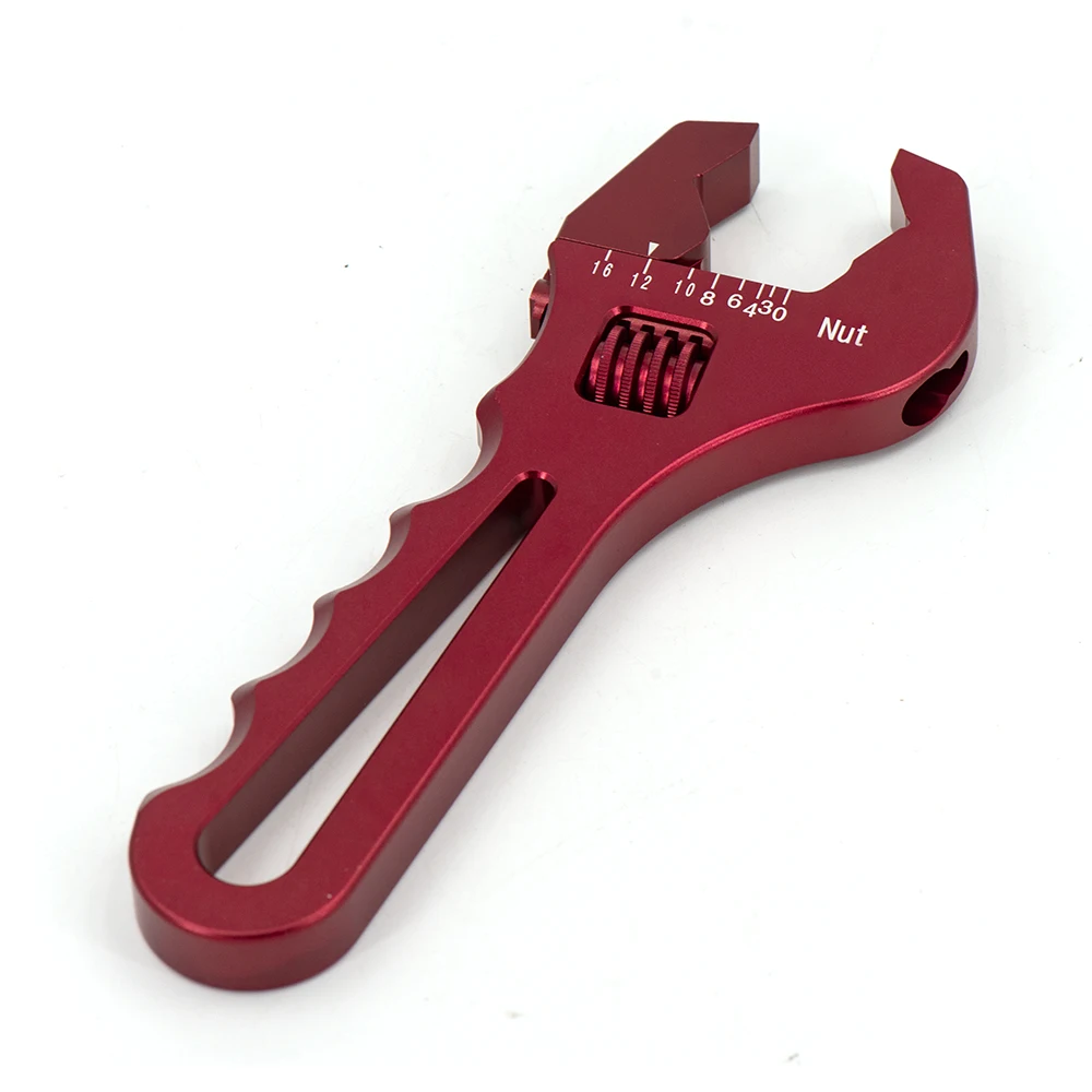 AN3-AN16 Spanner Adjustable Anodized Wrench Fitting Tools Aluminum 4colors 