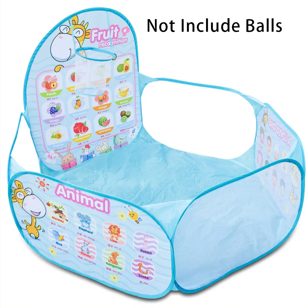 Children's Playpen Dry Pool For Children Kids Safe Foldable Playpens Game Portable Baby Outdoor Indoor Ball Pool Play Tent - Цвет: WJ3278E