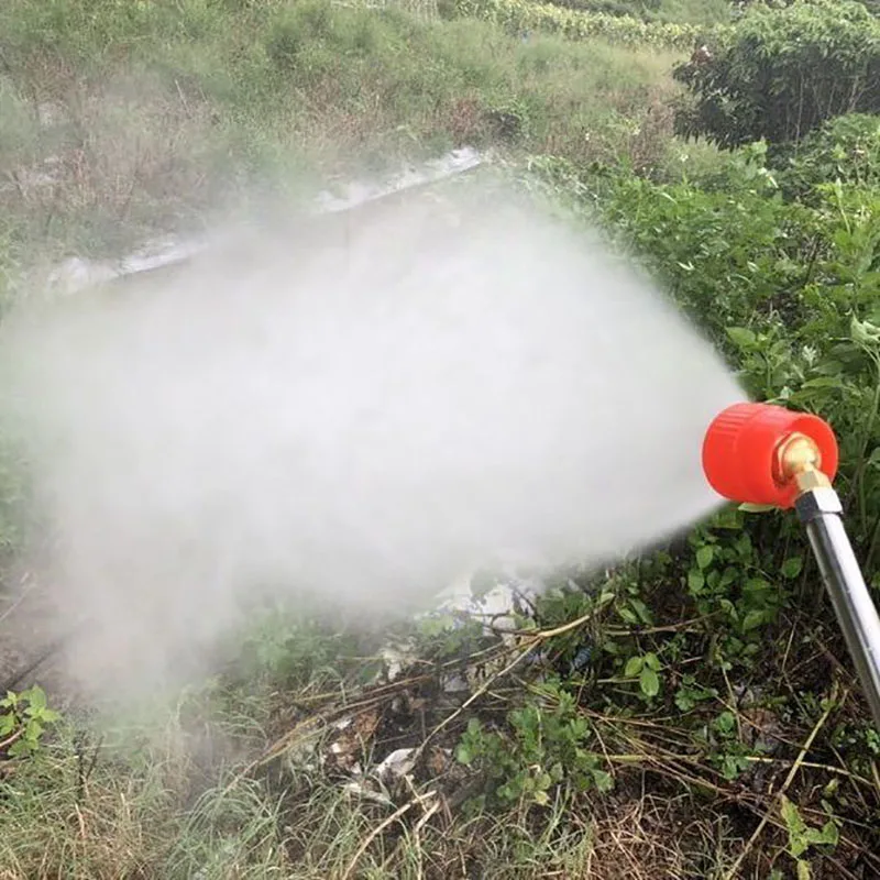 Agriculture 45 degree Adjustable Red Pesticide Spray Nozzles Windproof Mist Sprinkler M14 Connector Electric Sprayer Nozzle garden sprayer nozzles
