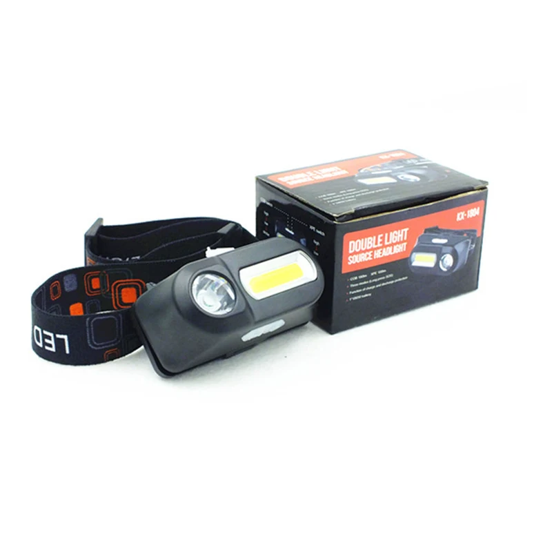 Поративный уличный мини кемпинга XPE+ COB Светодиодный фар аварийного Головной фонарь с зарядкой от USB фара фонарь