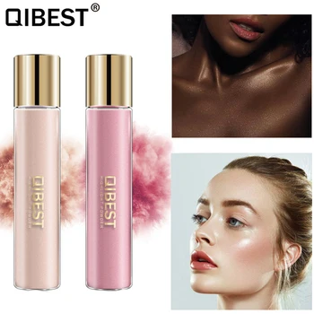 

QIBEST 17 Colors Powder Highlighter Sexy Makeup Waterproof Glitter Face Eyes Illuminator Bronzer Powder Makeup Cosmetics