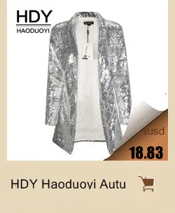 HDY Haoduoyi весенне-осенние тонкие женские официальные пиджаки офисная работа, открытая передняя вырезка, Женский блейзер, пальто, Лидер продаж, мода женский пиджак для офисных
