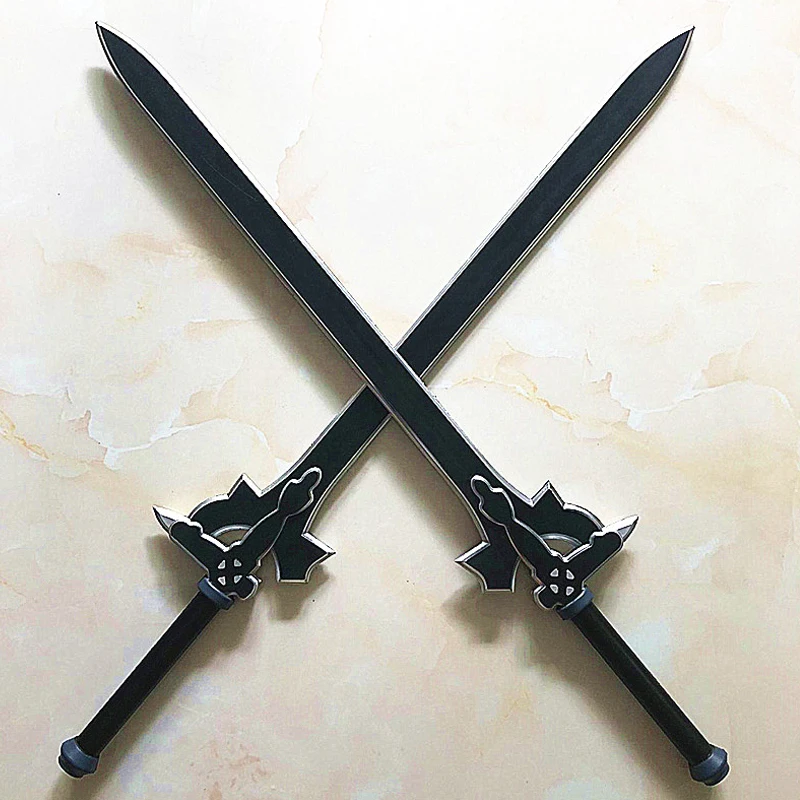 1:1 искусство меча онлайн Темный Repulser Kirito Kirigaya меч Kazuto Косплей prop Yuuki Asuna черный