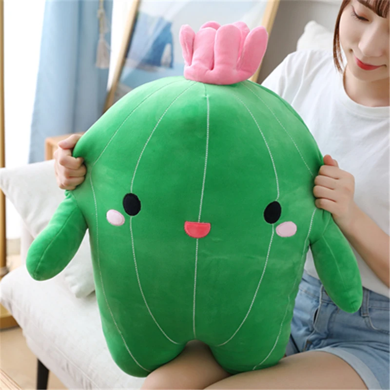 25/40/60CM Cartoon Cactus Plush Toys Kawaii Stuffed Soft Doll for Children Baby Kids Toys Classic Birthday Gifts