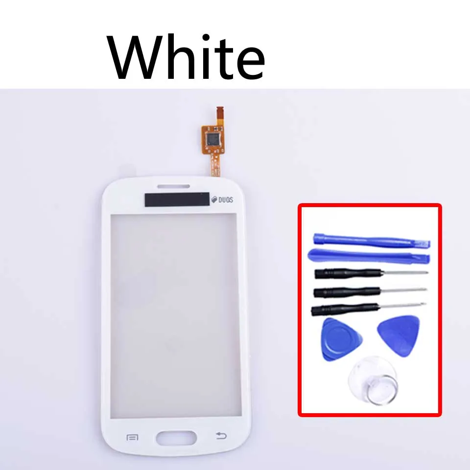 4," сенсорная панель для samsung Galaxy Trend Lite S7390 S7392 GT-7392 GT-S7390 сенсорный экран дигитайзер с гибким кабелем не lcd - Цвет: White-With tool