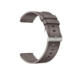 Premium Leather Replacement Wristband for Huawei Watches - Elegant Strap with Adjustable Fit (E)