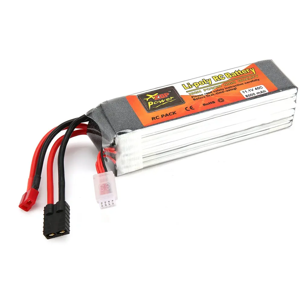 

ZOP Power XT60 Plug 11.1V 3300mAh 5000mAh 5500mAh 7000mAh 8000mAh 6000mAh 30C 40C 45C 65C 4S 1P Lipo Battery for RC Drone Car tz