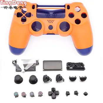 

Replacement Front Orange Case Housing Shell For Playstation 4 PS4 pro 4.0 Gen 2th V2 JDM- 040 JDS 040 Controller