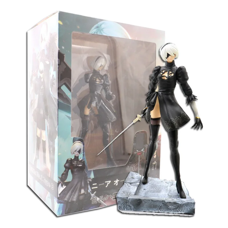 Игрушечная фигурка NieR Automata YoRHa № 2 тип B 2B ПВХ Banpresto Коллекционная модель