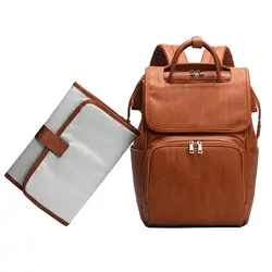 Новая Большая сумка для подгузников из искусственной кожи, рюкзак для женщин, органайзер для коляски, сумки для путешествий, детские сумки