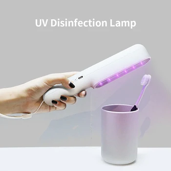 

UV Light Sanitizer Wand Ultraviolet Disinfection Lamp LED Sterilizer Light For HomeTravel USB Charging