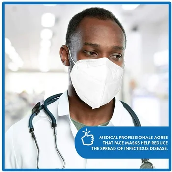

KN-95 Face Cover 5 layers Protection disposable non-woven Facial Eyeshade