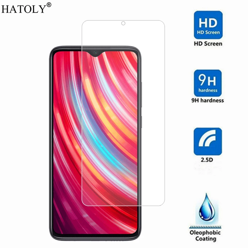 Закаленное стекло для Xiaomi Redmi Note 8 Pro 2 шт. пленка Защитное экрана 7 | Мобильные