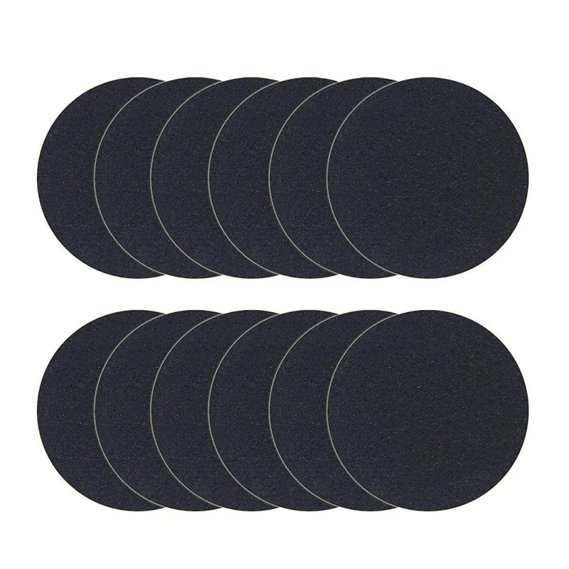 

12 Pack Charcoal Filters For Kitchen Compost Pail Replacement Filter Countertop Home Bucket Refill Sets, Round