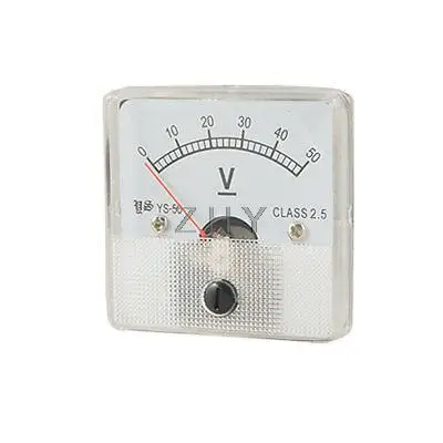 

Fine Tuning Dial Voltmeter Voltage Panel Meter DC 0-50V