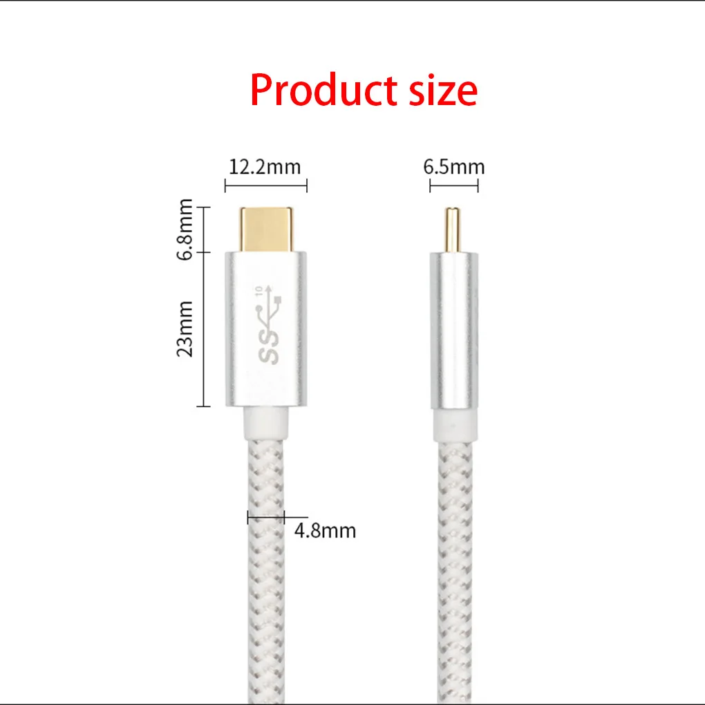 Кабель USB 3,1 type-c-type-c, кабель для быстрой зарядки телефона и ноутбука, высокоскоростной шнур для синхронизации данных и USB-C