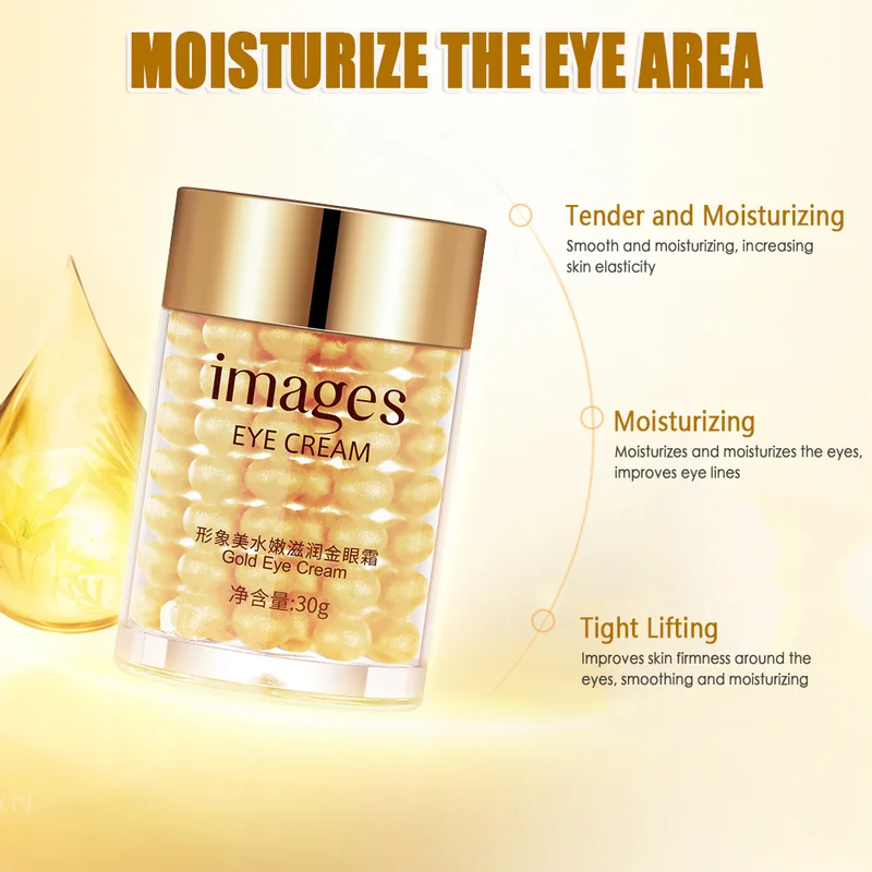 

Moisturizing Golden Eye Cream Natural Eye Cream NEW To Eye Bag Lifting Firming To Dark Circle Eye Essence Refreshing TSLM1