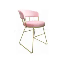 Современный простой обеденный стул в скандинавском стиле с красной железной сеткой И кофейным молочным чайным магазином, семейный ресторан, компьютерный стул для отдыха