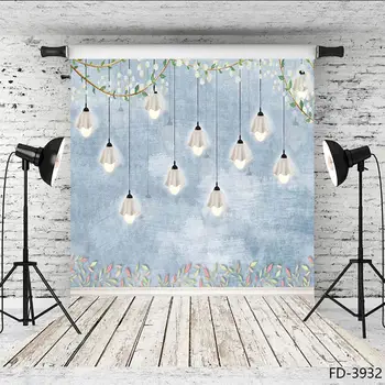 

Dreamy Painting Lamp Abstract Wood Floor Photophone Shooting Photography Background Baby Portrait Photo Studio Props Backdrops