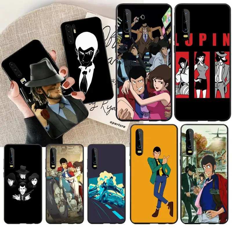 Чехол PENGHUWAN Lupin III черный мягкий чехол для телефона Huawei P30 P20 Mate 20 Pro Lite Smart Y9 prime 2019 |