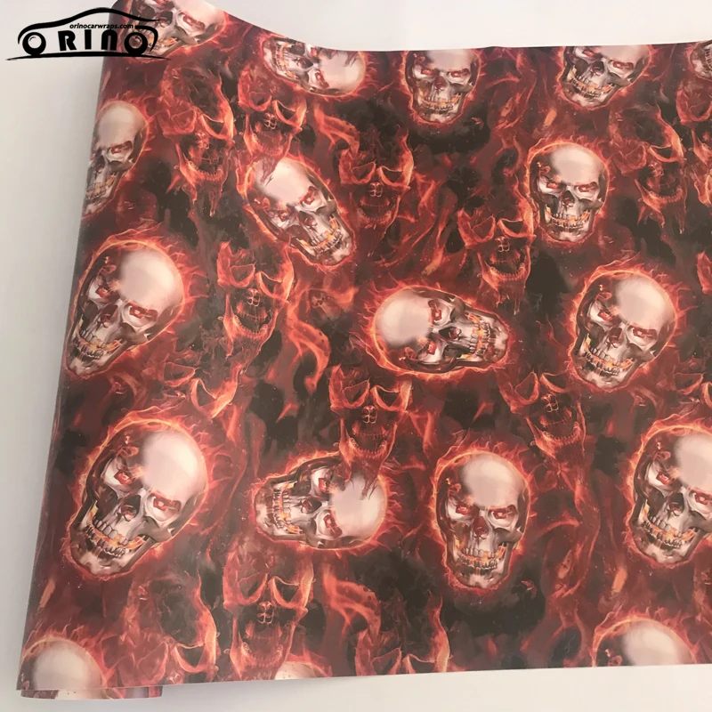 Skull Sticker Bomb Vinyl Wrap Film-4 (2)