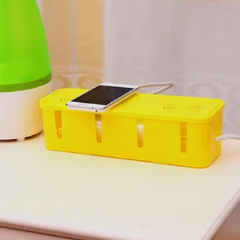 

Creative Power Cord Socket Storage Box Cable Hanging Holder Cooling Hole Strip Finishing Hanger Home Room Multifunctional Tools