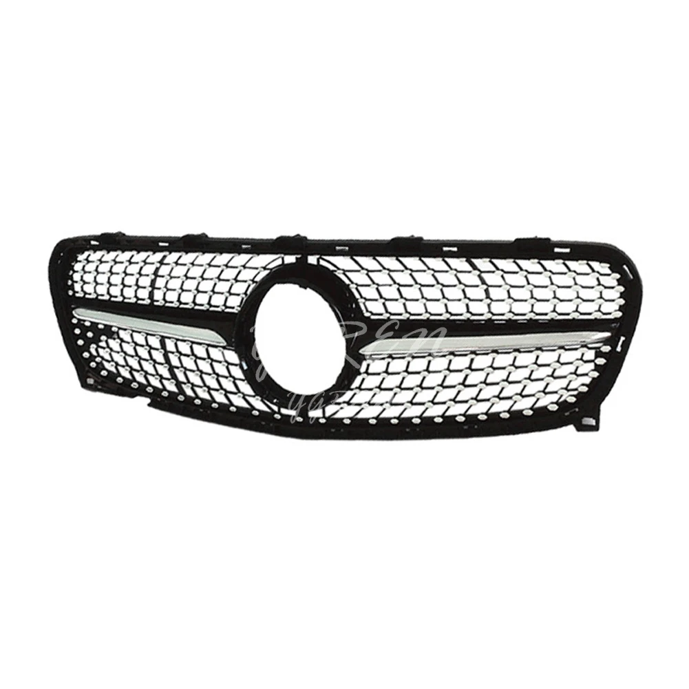 Front Grille Grill for- GLA X156 GLA200 GLA250 GLA45 Diamond Look