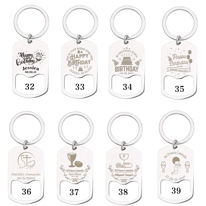 Personalized Bottle Opener Customized Calendar Name Date Beer Bottle Opene Keychain/Key Ring Party Wedding Favor Gifts Souvenirs 20 H0f5e1925decb488493283f1b4f7440b3t