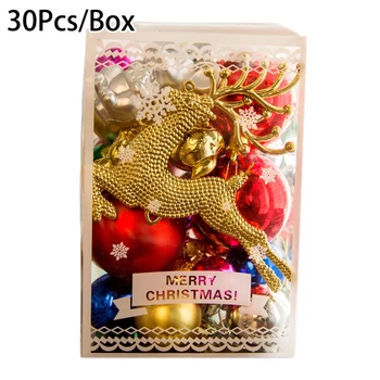 

Red Christmas Tree Balls Lake Blue Pink Decorations 3-6cm Decoration Balls