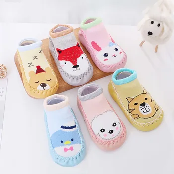 

Baby Socks 2020 Casual Fashion Children's Cute Cartoon Socks Kids Non-Slip Cotton Floor Socks