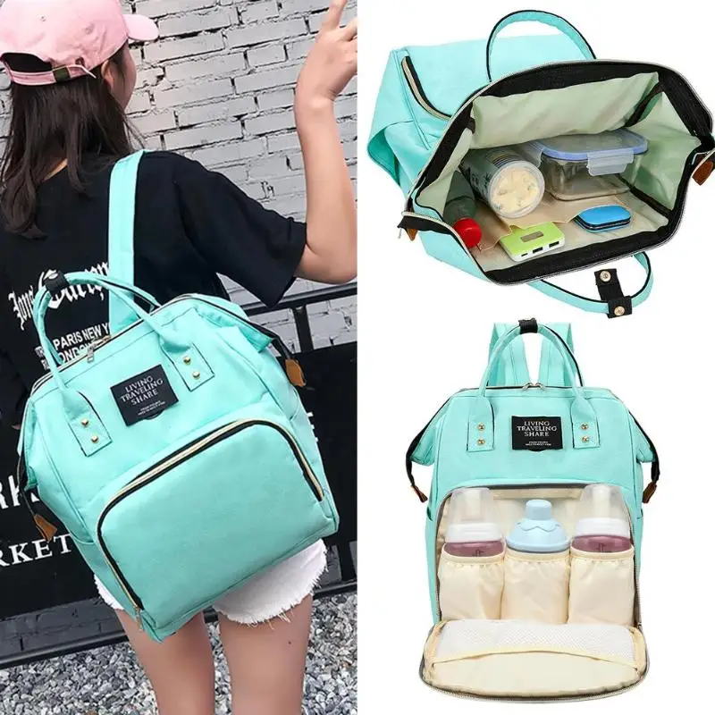Good Value Diaper-Bag Backpack Travel-Shoulder-Bag Maternity-Nappy-Bag Large-Capacity Baby Mummy rZKRL37VJ