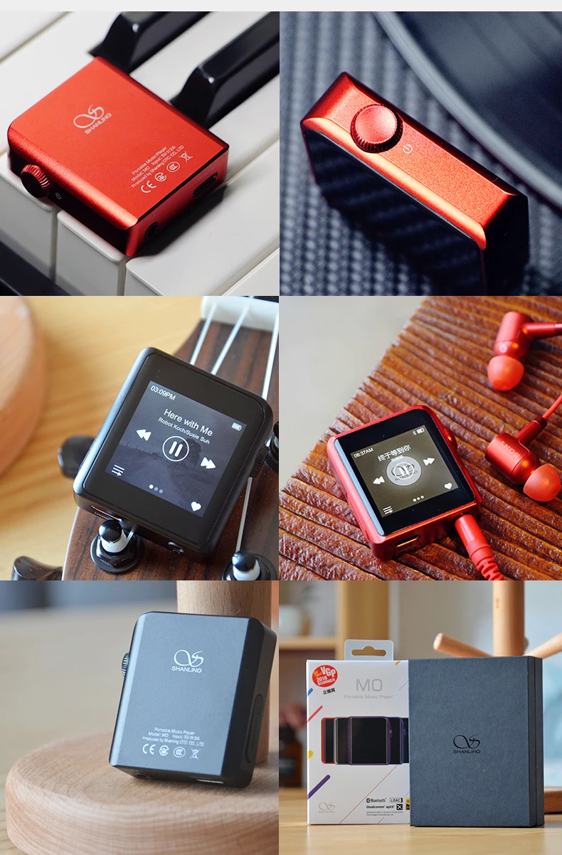 SHANLING M0 ES9218P 384 kHz Bluetooth AptX LDAC DSD MP3 DAC Type-C Mini Portable Music Player Hi-Res Audio