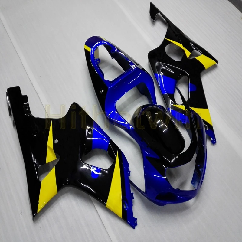 Пользовательский капот мотоцикла для GSX-R1000 2000-2002 ABS пластик обтекатель литья под давлением прессформы серебряный черный - Цвет: B