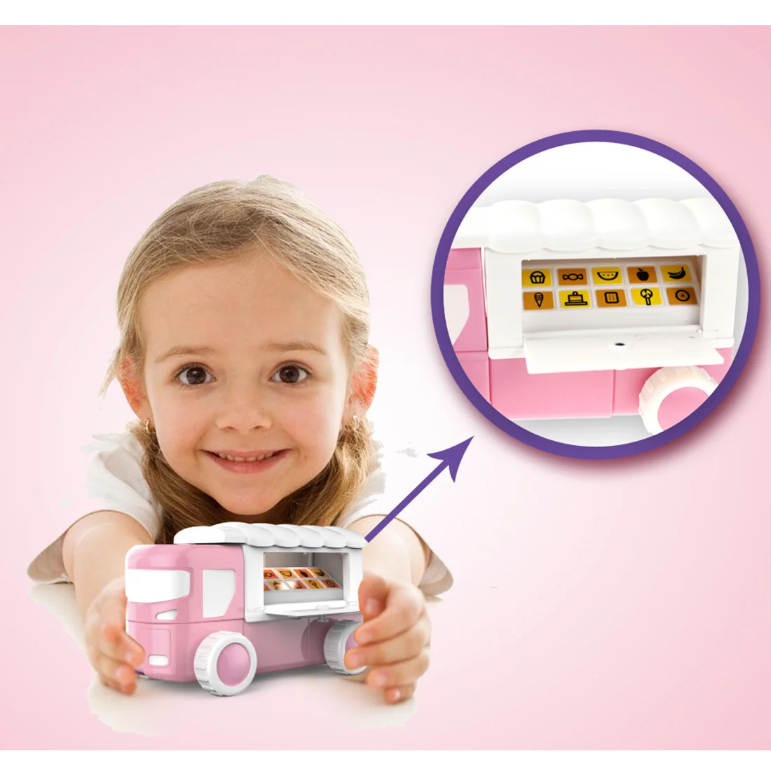 Новое поступление, подарки для девочек, 21 шт., магнитный, обучающий музыкальный автомобиль для родителей и детей, интерактивный комплект строительных блоков