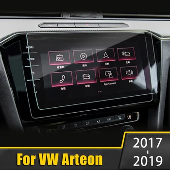 

9.2inch For VW Arteon 2017 2018 2019 Tempered Glass Car Navigation Screen Protector LCD Touch Display Film protective Sticker