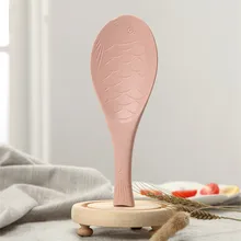 1 шт., 4 цвета, форма рыбы, Пшеничная солома, рисовая половник суповая ложка, обеденные ложки, Экологичная кухонная посуда, инструмент для приготовления пищи