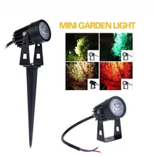 Cob штекер в грунтовый светильник Открытый водонепроницаемый Пейзаж 5 Вт газонный садовый светильник украшение из травы свет