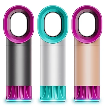 

Bladeless Fan Portable Cordless Usb Charging Mini Handheld Fan Handheld Mini Cooler No Leaf Handy Fan(Gray)