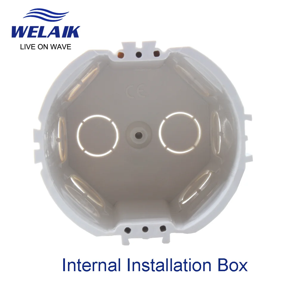 WELAIK EU Electrical-installation boxes White Plastic Flame-retardant ABS EU Installation-Box A101W