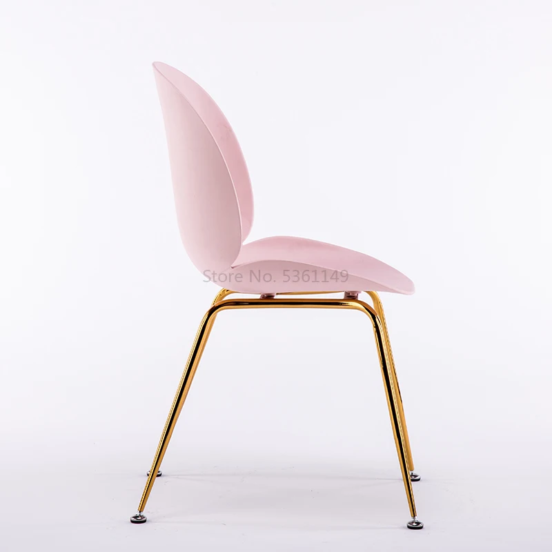 

Nordic Chair Stool Sleek Minimalist Mesh Red Makeup Chair Restaurant Cafe Lounge Chair